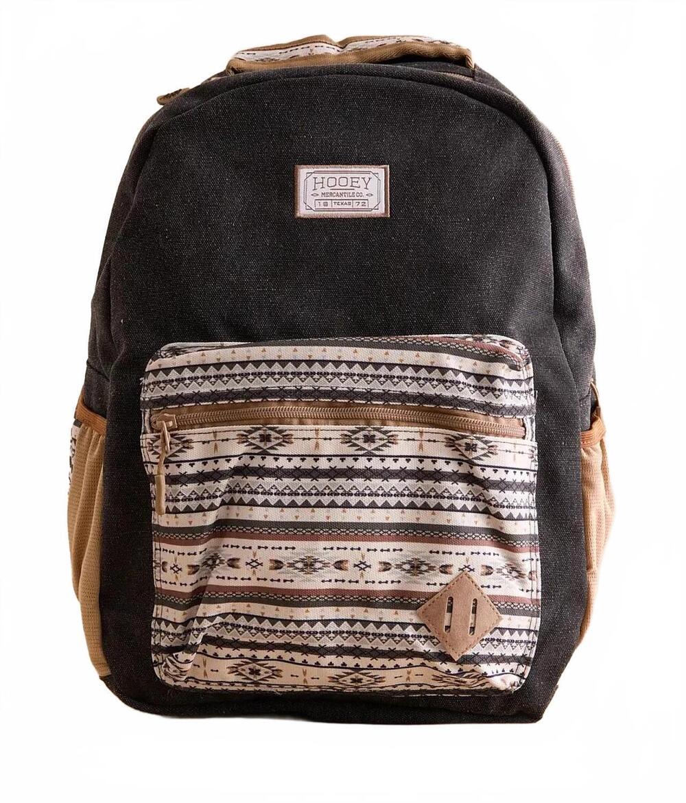 NEW HOOEY unisex - rece backpack in charcoal/aztec